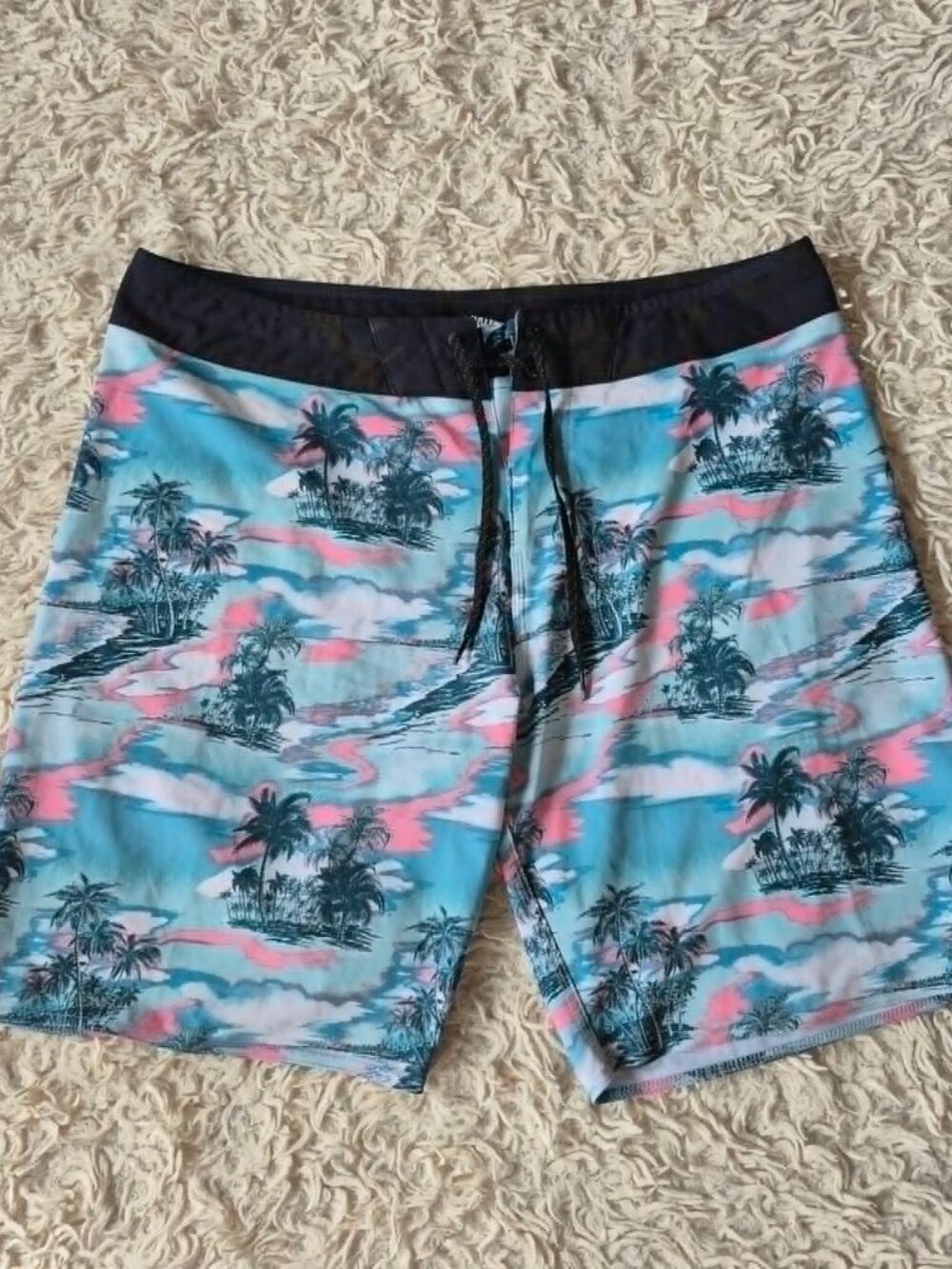 Billabong Sundays Airlite Recycler Board Shorts Men's 34 Hawaiian Palm Camo
